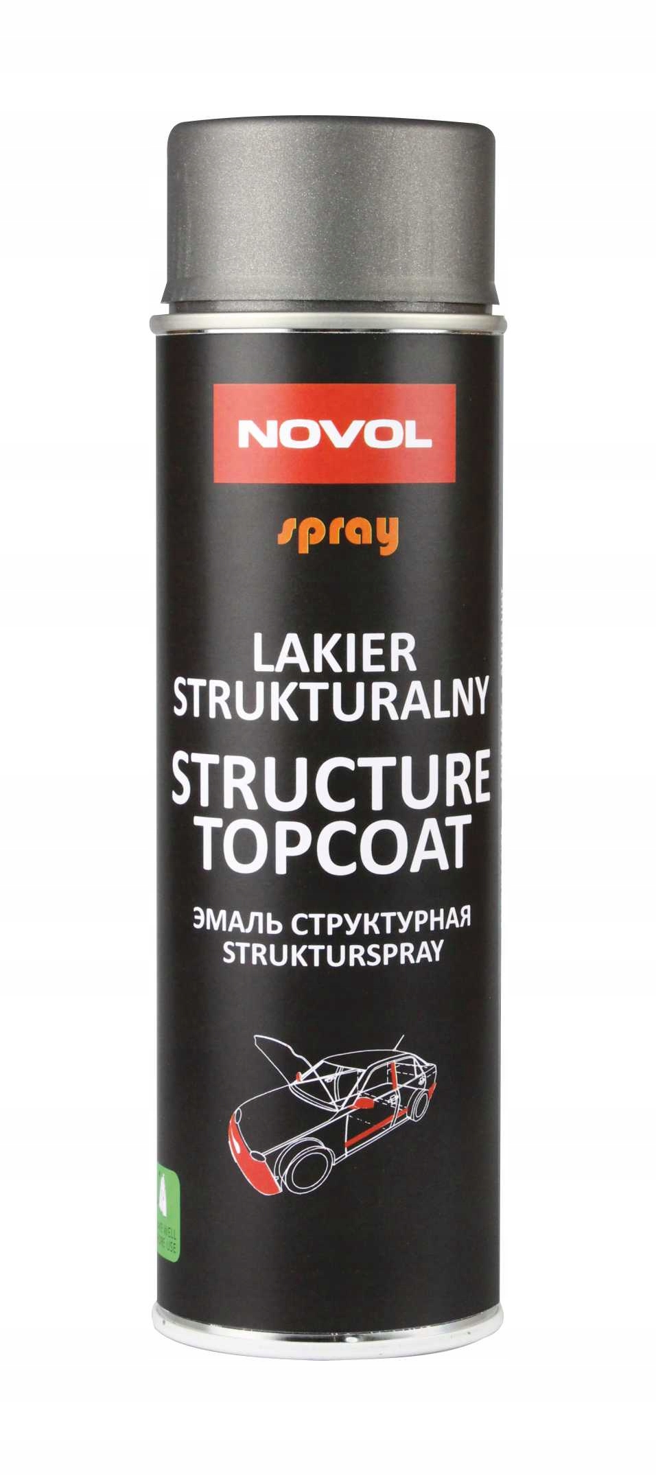 

Novol Lakier Strukturalny Spray 500ml Antracyt