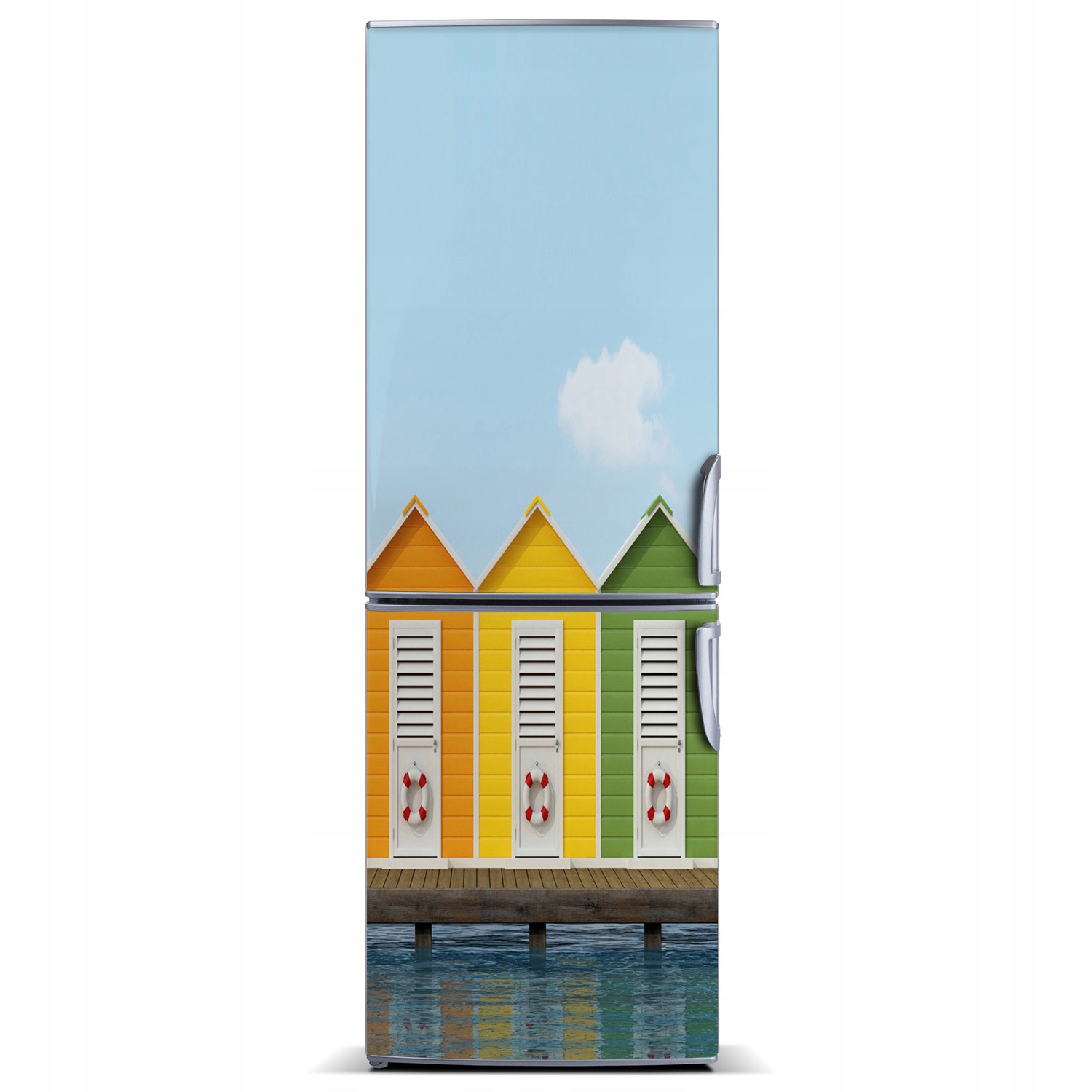 

Tapeta magnetyczna lodówkę Plażowe kabiny 60x180