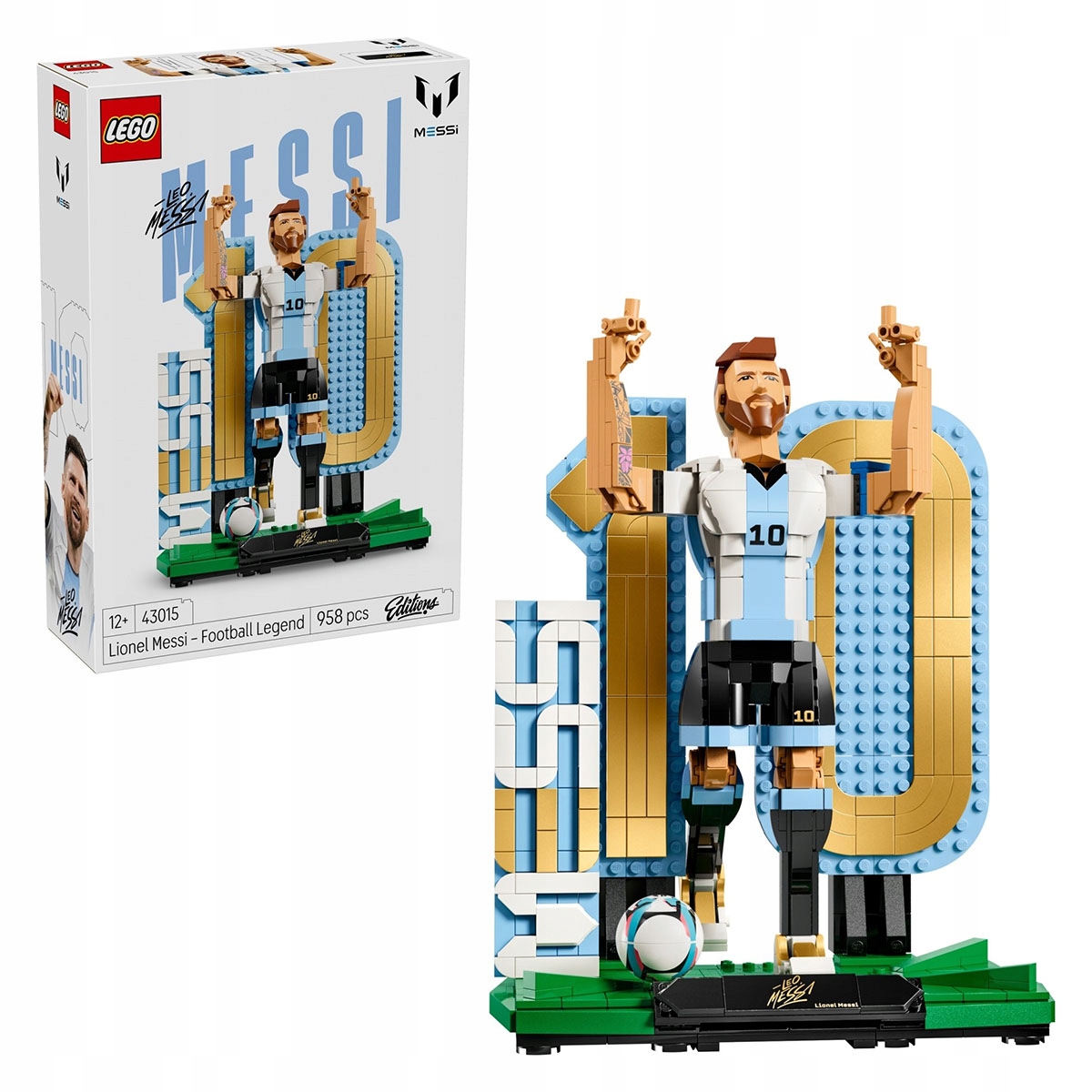 Lego 43015 Editions Lionel Messi Fotbalová legenda