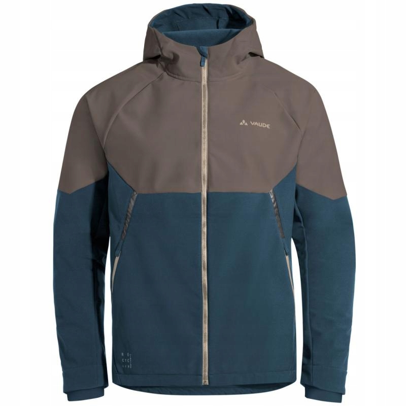 Vaude Bunda Qimsa Softshell pánská s kapucí kokosová-mořská tmavě modrá S