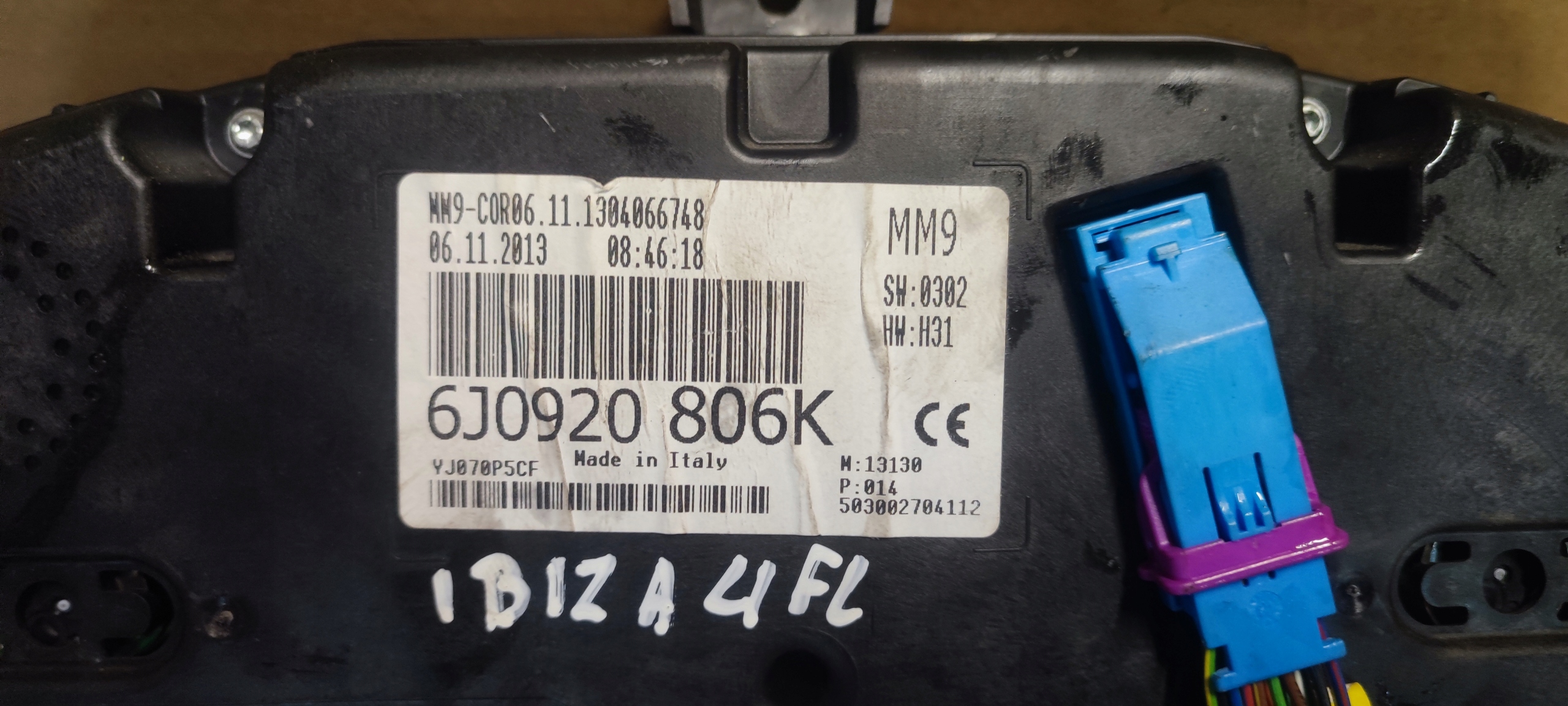 SEAT IBIZA IV LIFT 12-17 dials dials 1.2 12V