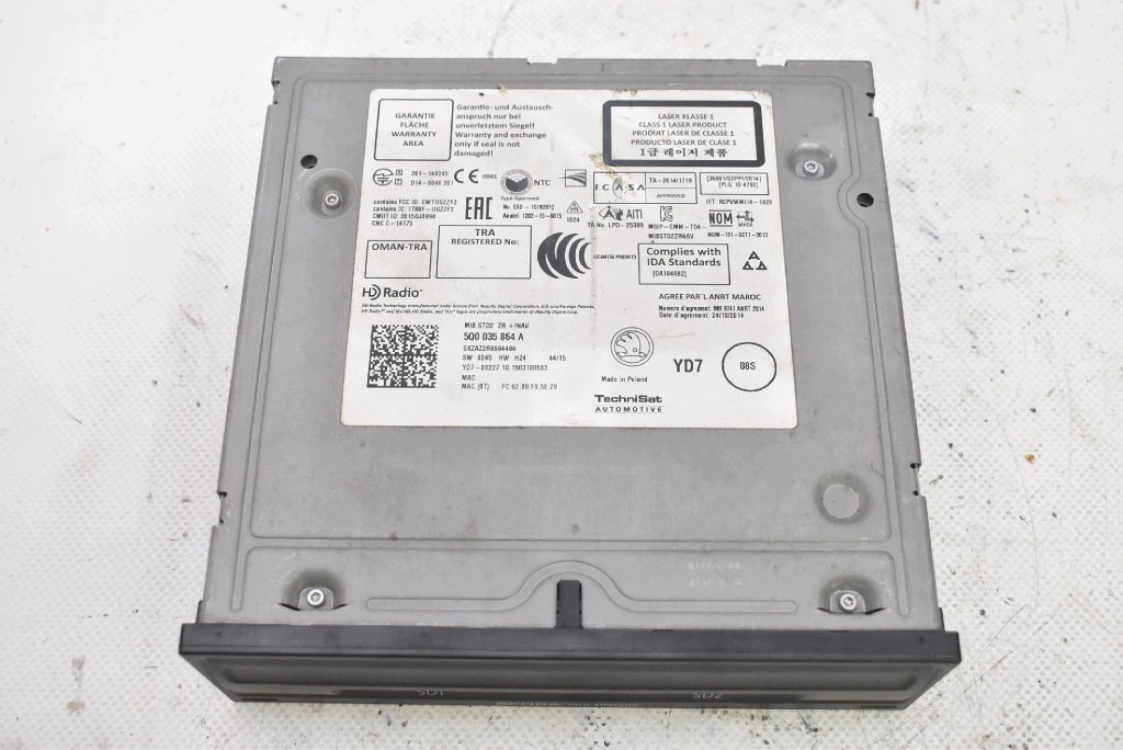 player navigation devices 5Q0035864A SKODA OCTAVIA 3 III 13-17