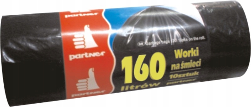 

Worki Na Śmieci Mocne Ldpe 90x110cm 160 L 10szt