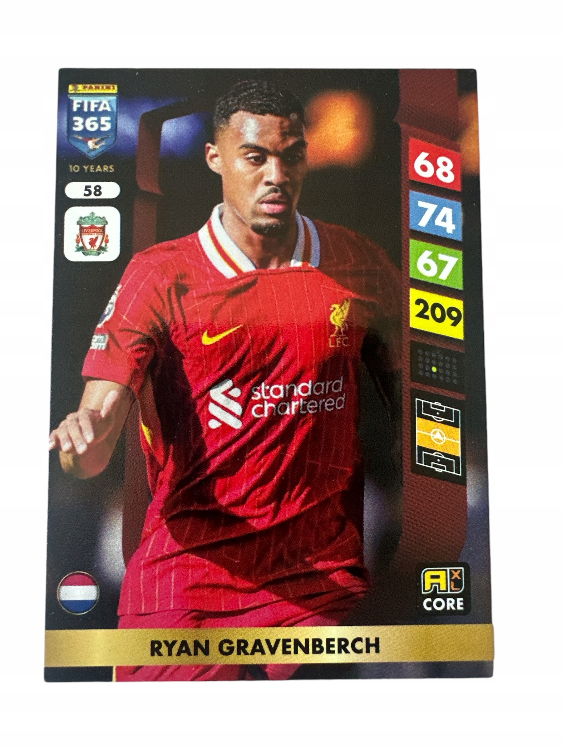 Fifa 365 2025 Adrenalyn XL Panini Core Liverpool Fc Nr 58 Gravenberch