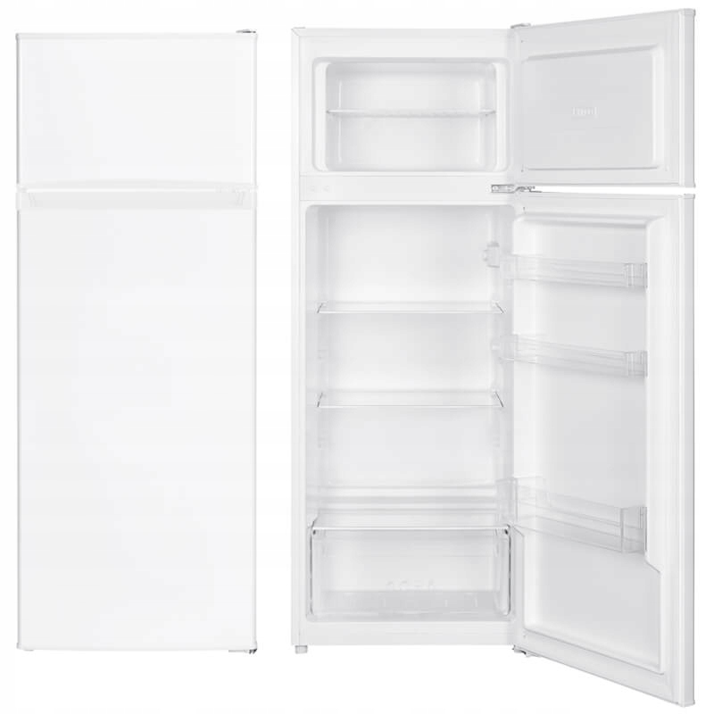 Lodówka z zamrażarką na górze 143cm 206L Smith&Brown SFTF-211-WE3 biała