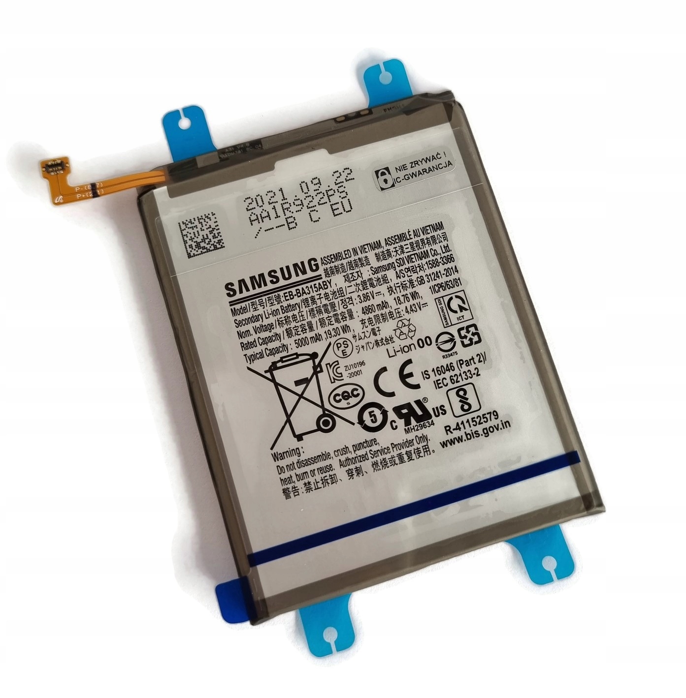 Org Nowa oryginalna bateria Samsung Galaxy A22 4G A32 4G SM-A225/SM-A325