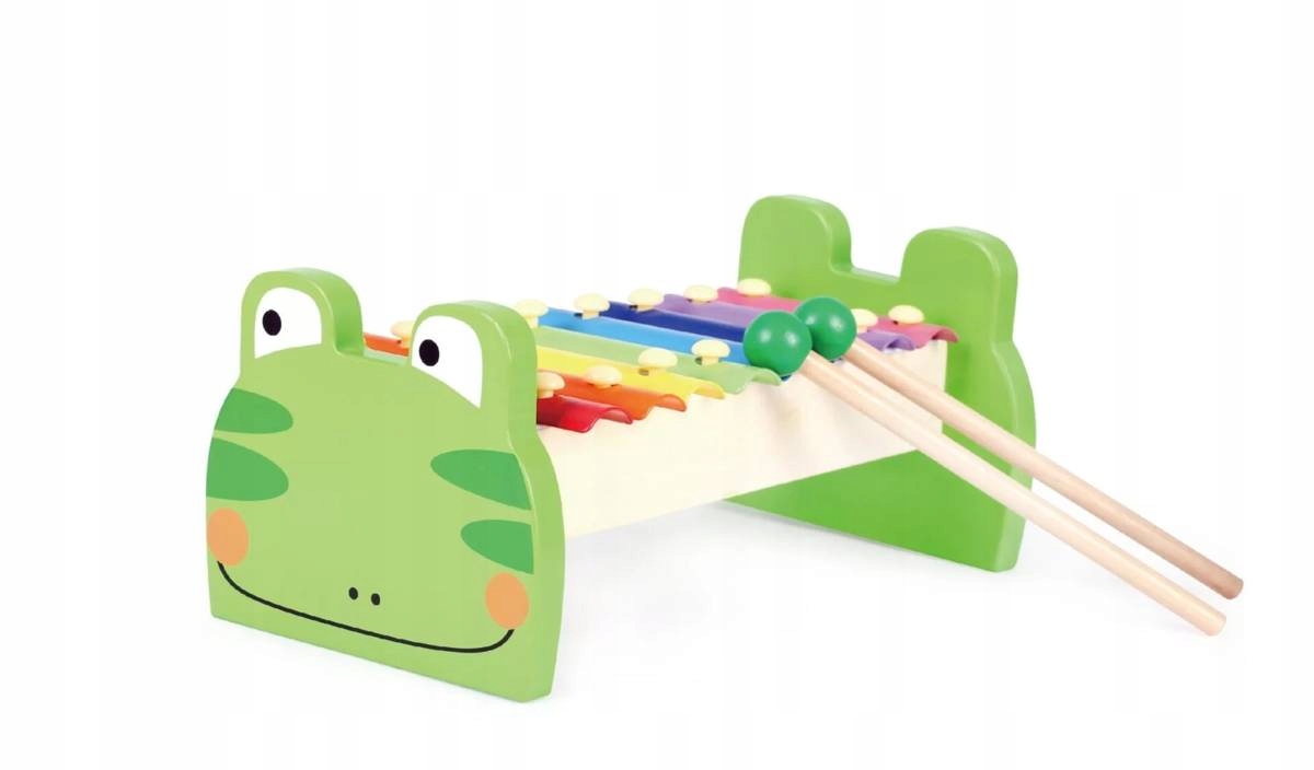 TOP BRIGHT CYMBAŁKI DREWNIANE ŻABKA Montessori Marka Top Bright