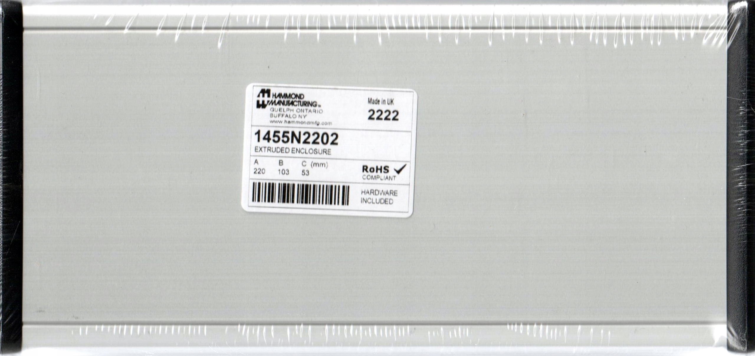 Univerzální pouzdro 220 mm 103 mm 53 mm hliník