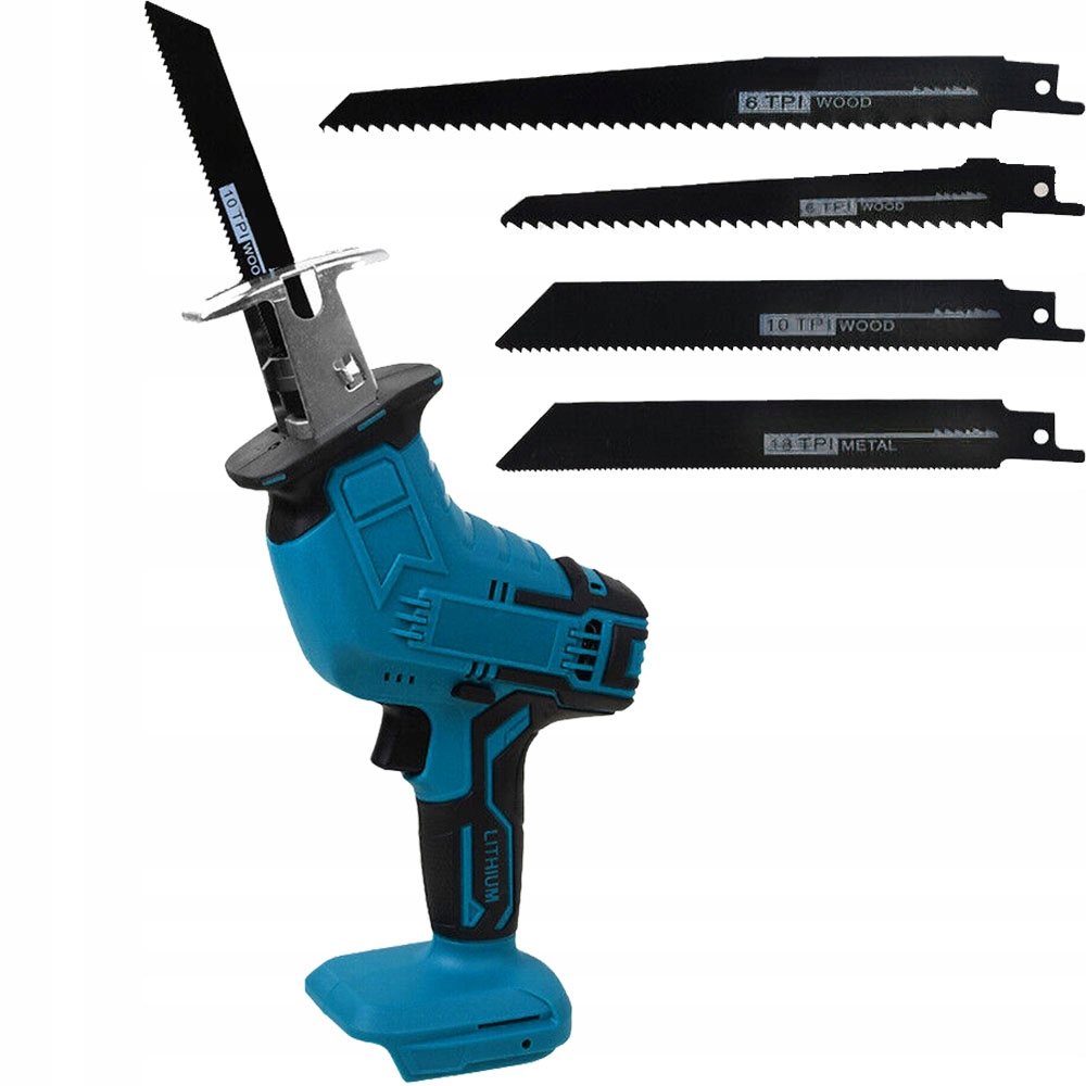 Akumulátorová Pila Ocaska na dřevo 18 V, sada nožů Bedee