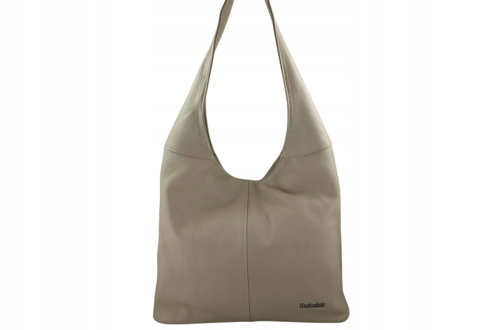 Módní taška s širokým úchytem béžová světlá