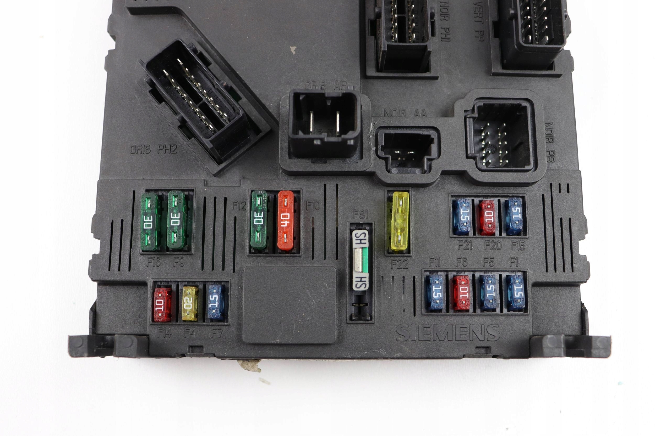 PEUGEOT 206 module compartment control unit BSI S118085220A 9849627880