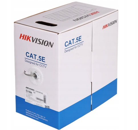Kabel Sieciowy KAT.5E Do Monitoringu Miedź Hikvison 100 metrów