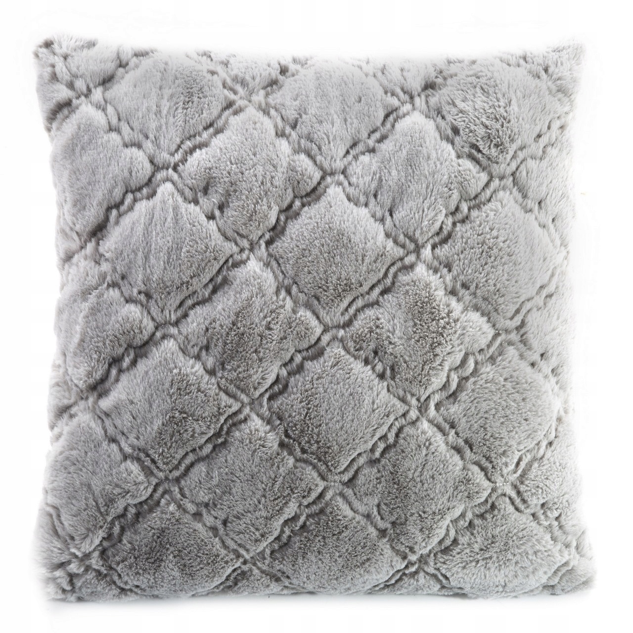 

Srebrna poszewka o strukturze futra eurofirany