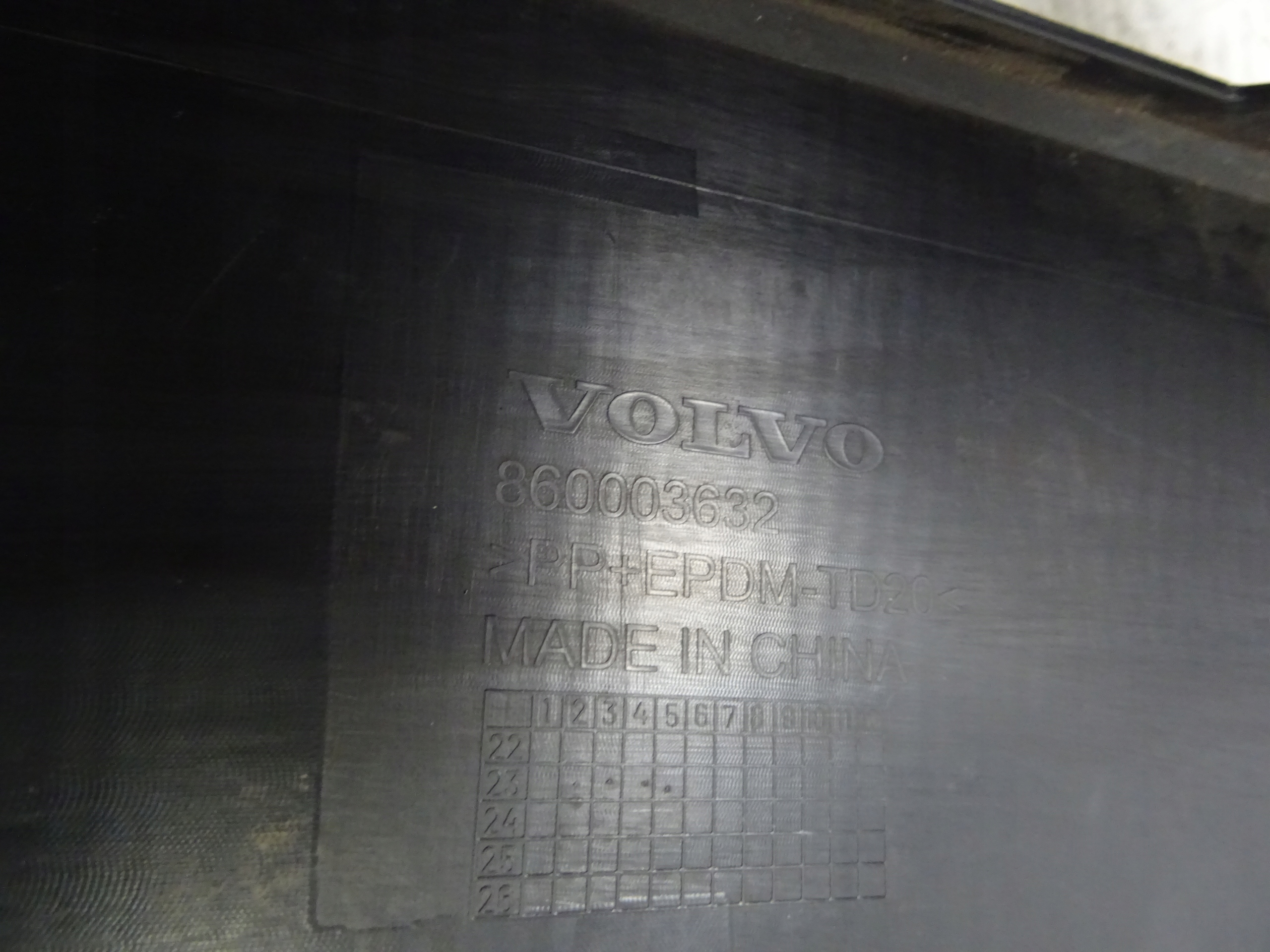 VOLVO EX30 EX 30 spoiler accessori Paraurti Anteriore Anteriore