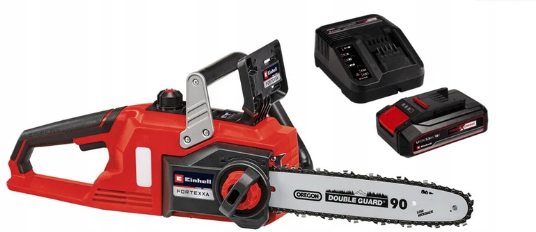 Einhell Řetězová Pila Fortexx 18/30 Sada Akumulátor 2,5AH Napájecí Zdroj
