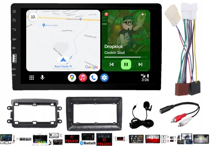 Autorádio Renault Traffic 2014-2019 Android-auto Carplay Usb MP3 Bluetooth