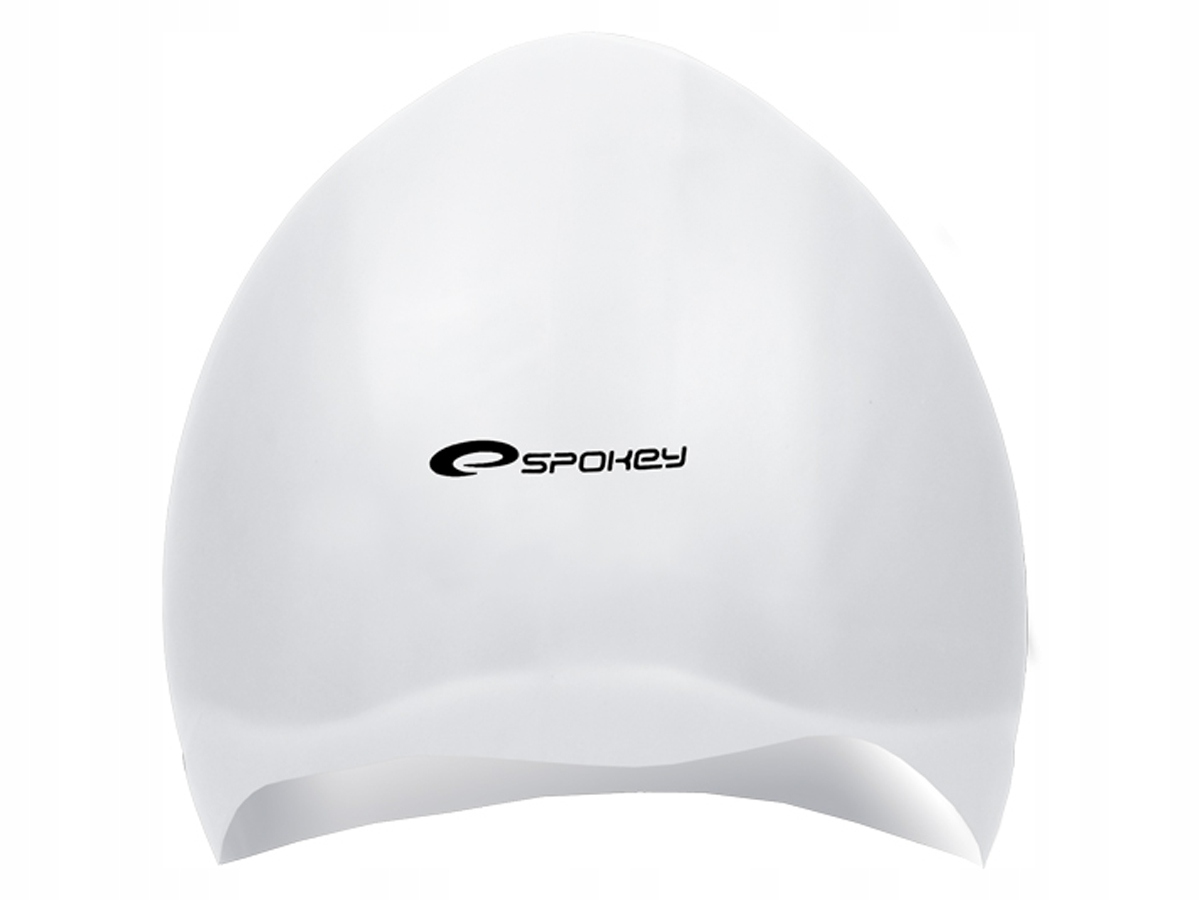 Spokey Czepek Silikonowy Basenowy do Pływania Seagull Biały Perłowy Wygoda