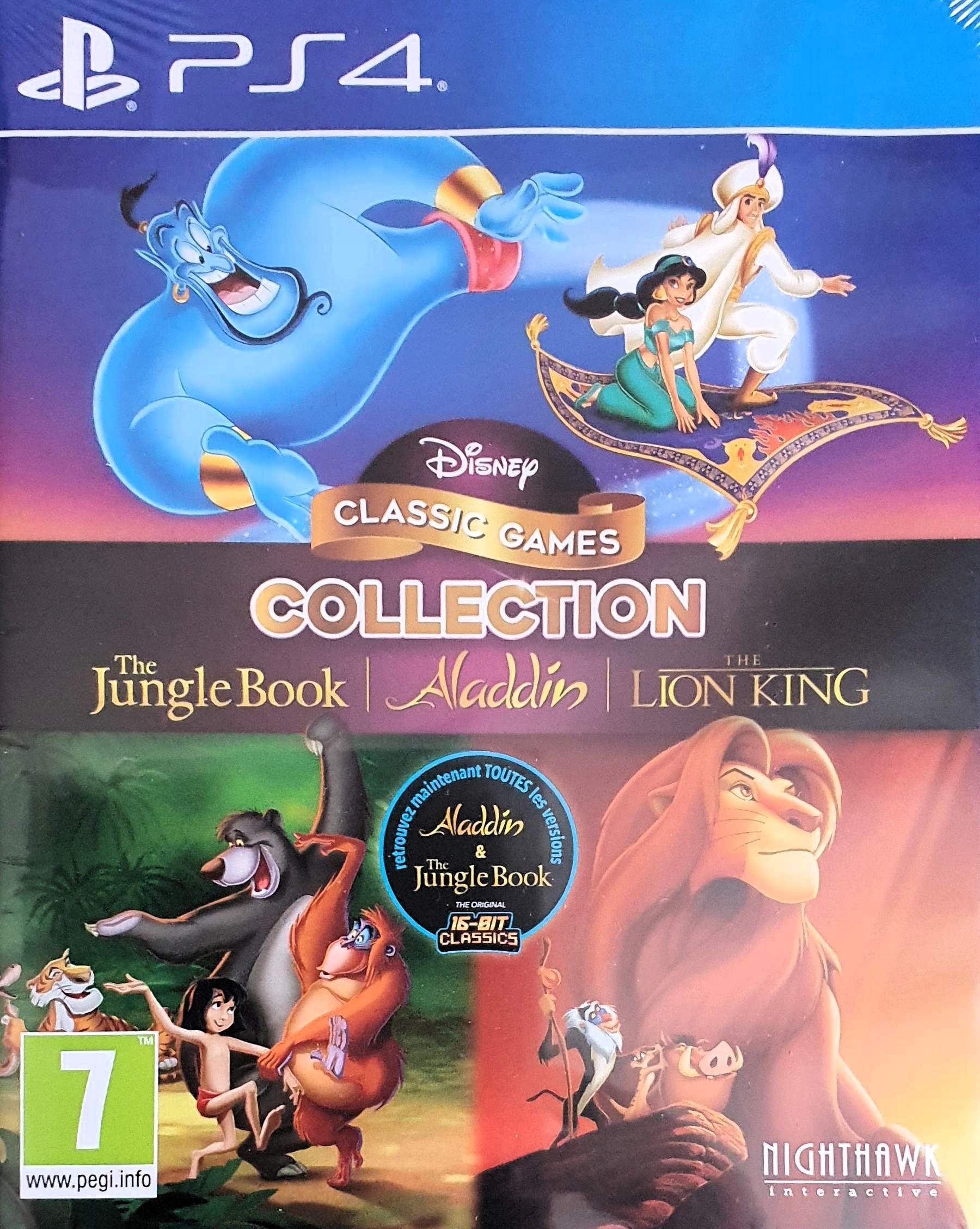 DISNEY CLASSIC GAMES COLLECTION ALADDIN THE LION KING JUNGLE BOOK PS4