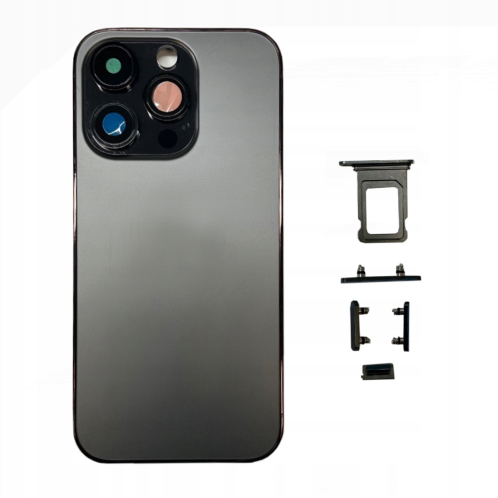 Obudowa Korpus Tył Ramka Obudowy Do Apple iPhone 14 Pro Space Black Czarny