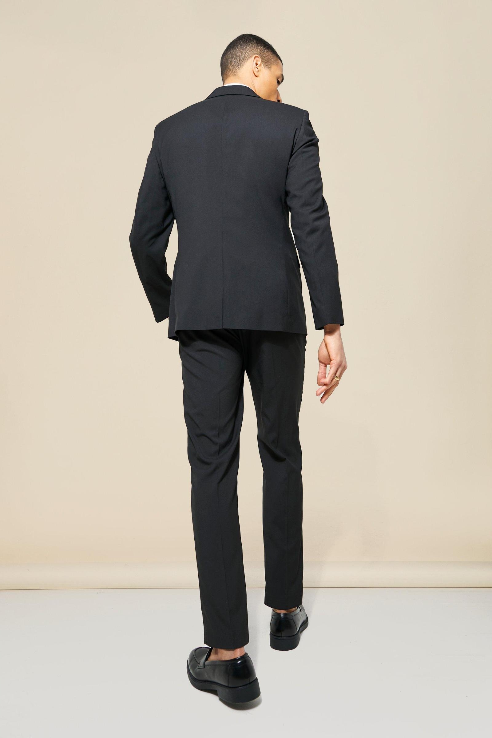 BOOHOO CZARNA MARYNARKA SLIM NFN NG2__XS/EU44 Linia regular