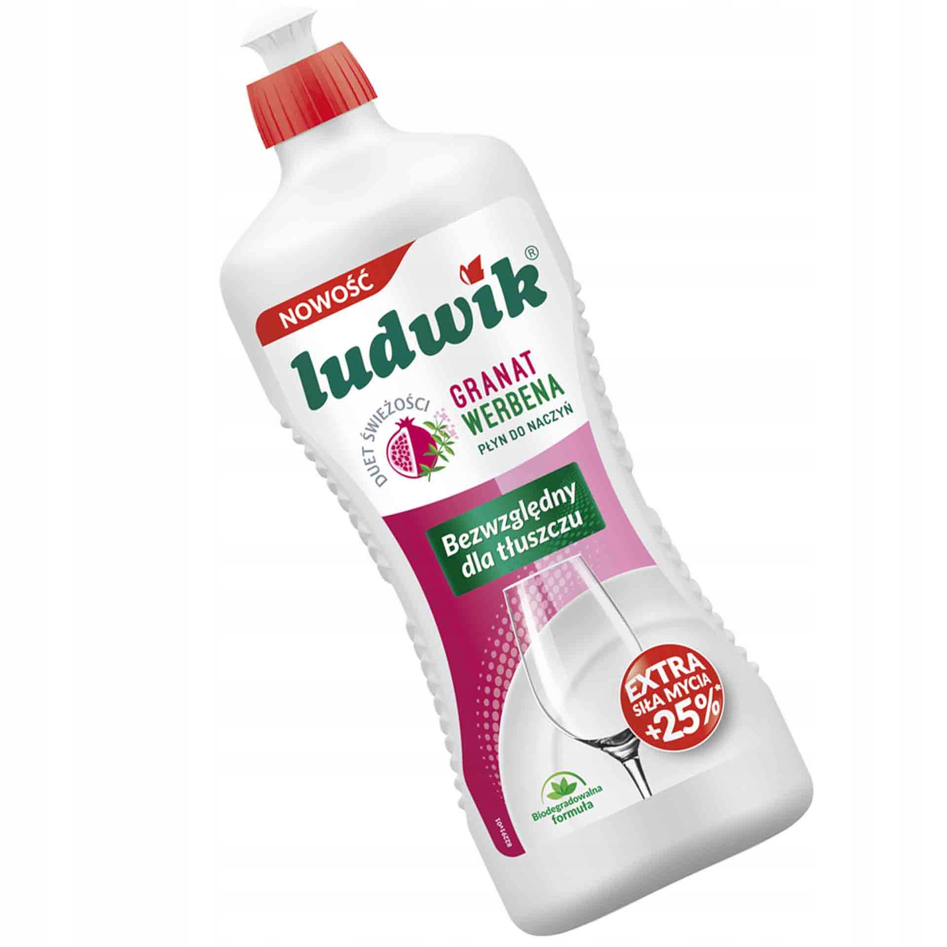 

Ludwik Płyn Do Naczyń 900 g Granat-verbena
