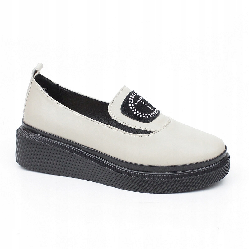 Sokolski J23-66 Béžové Mokasíny Kůže vel. 41