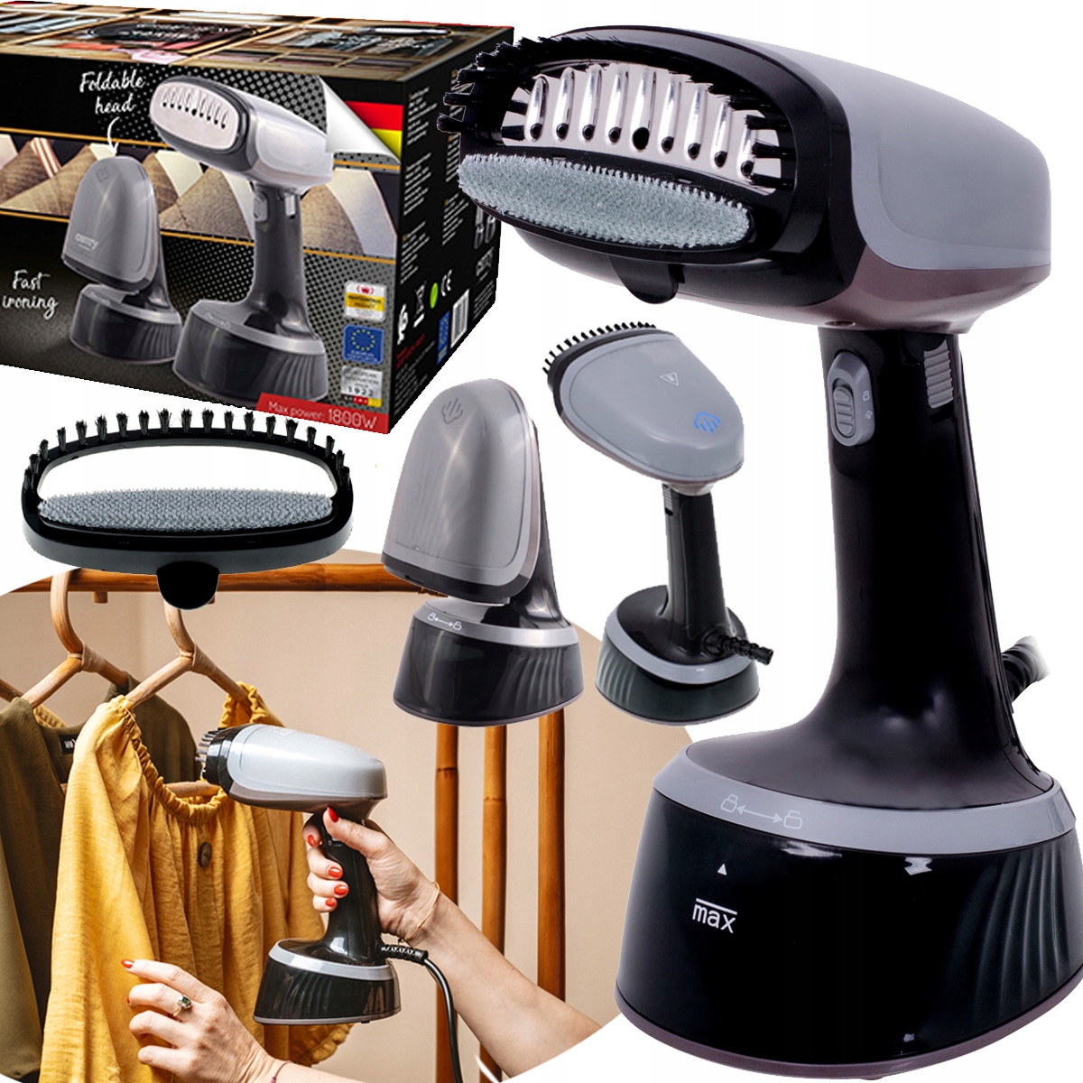 

Parownica Do Ubrań Steamer Żelazko Parowe 1800W