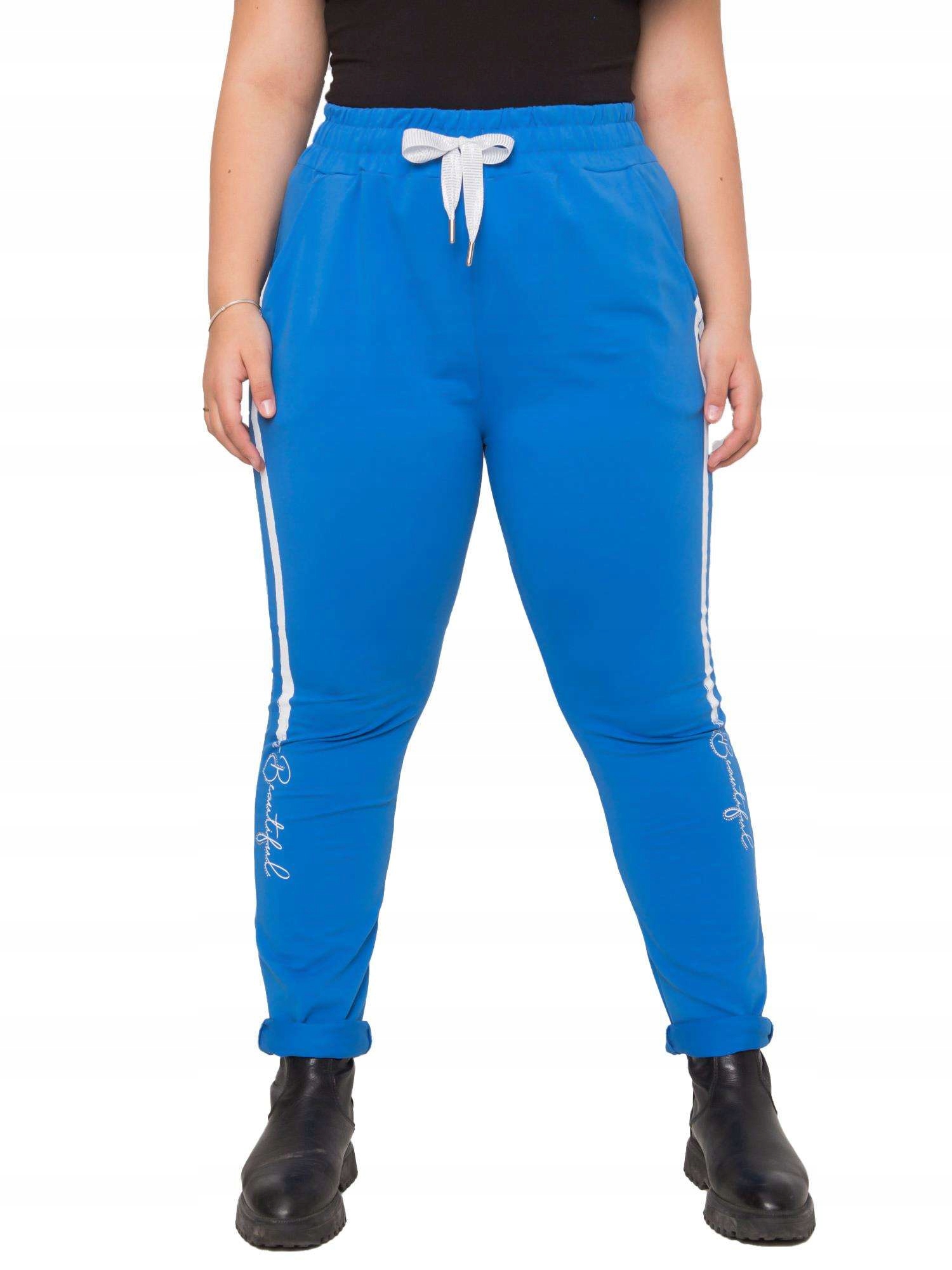 

Spodnie Dresowe Dresy Damskie Plus Size - 4XL