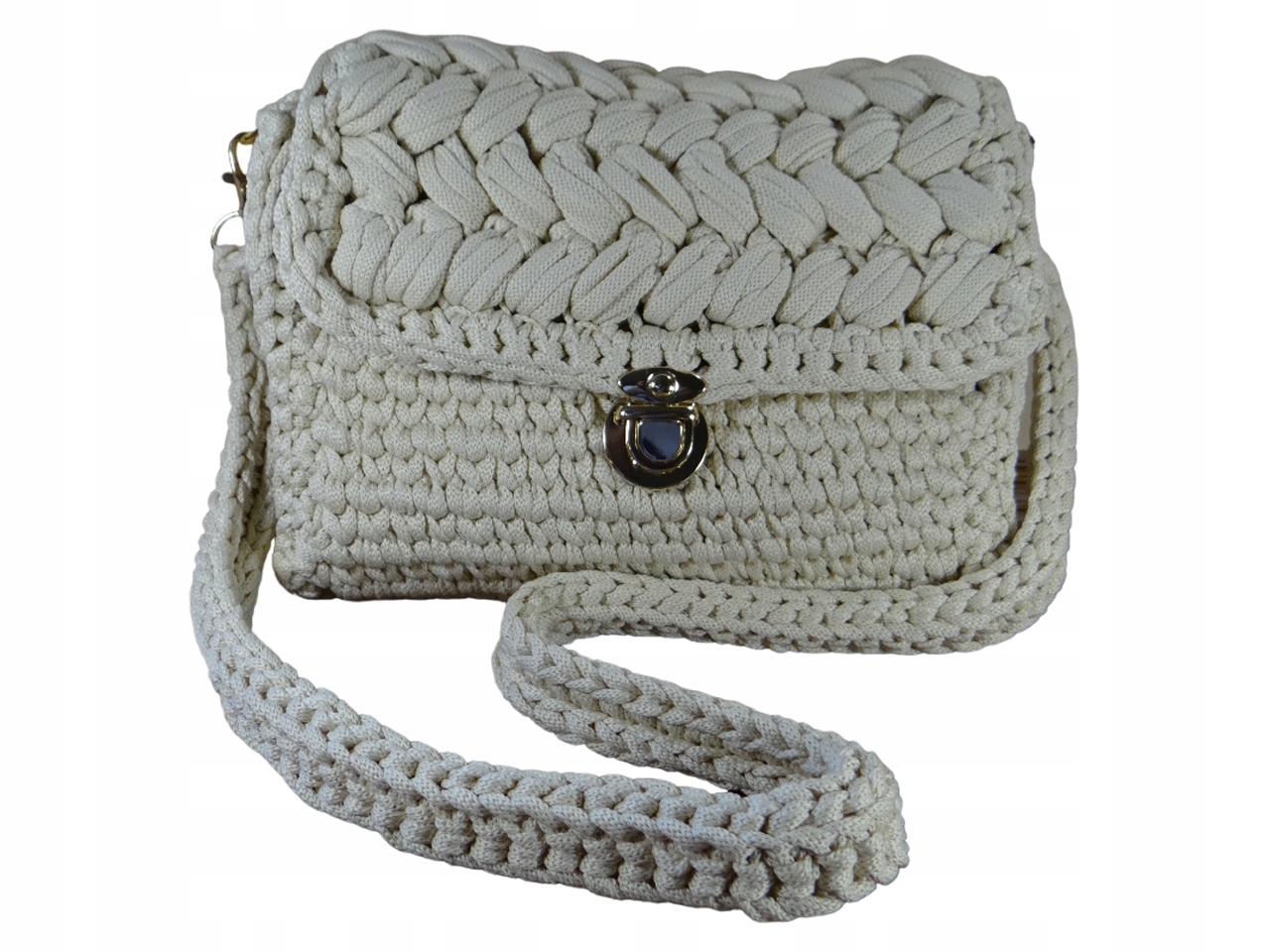 Kabelka ze šňůry ručně vyrobená na háčkování TS017 handmade