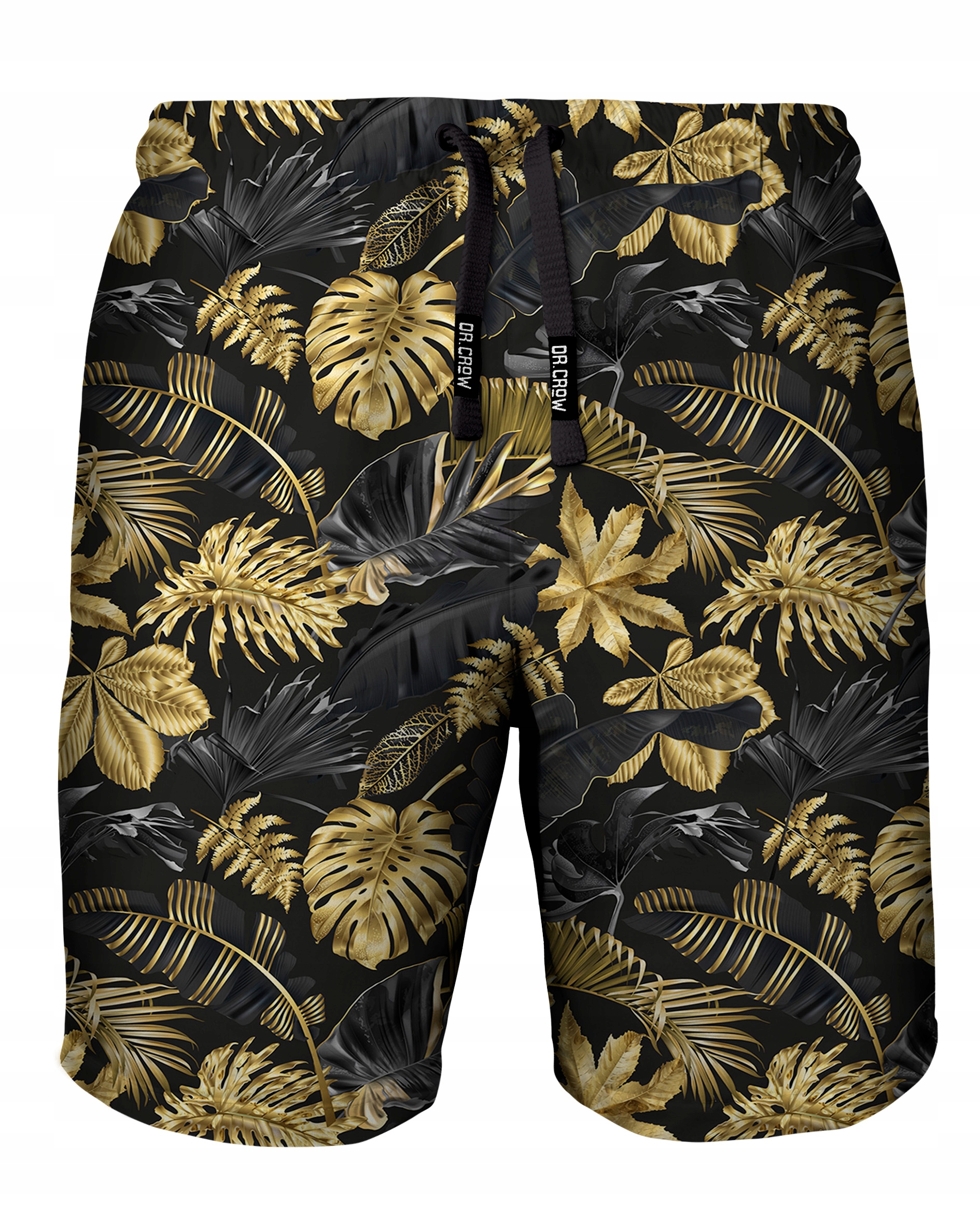 

Szorty Kąpielówki Plażowe Nadruk Gold Leaves XL