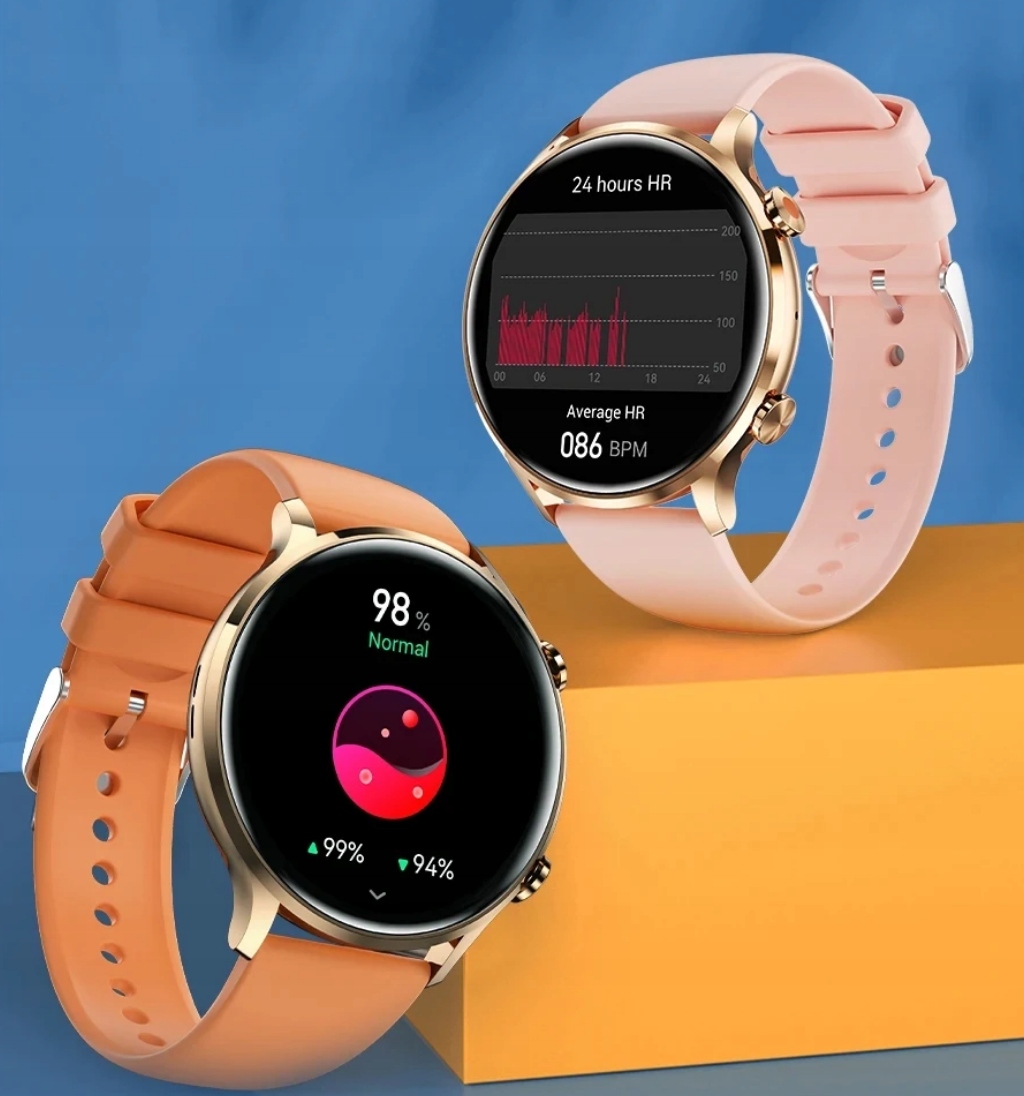 SMARTWATCH DAMSKI ZEGAREK PL MENU ROZMOWY SMART WATCH + 4 PASKI + SŁUCHAWKI Komunikacja Bluetooth