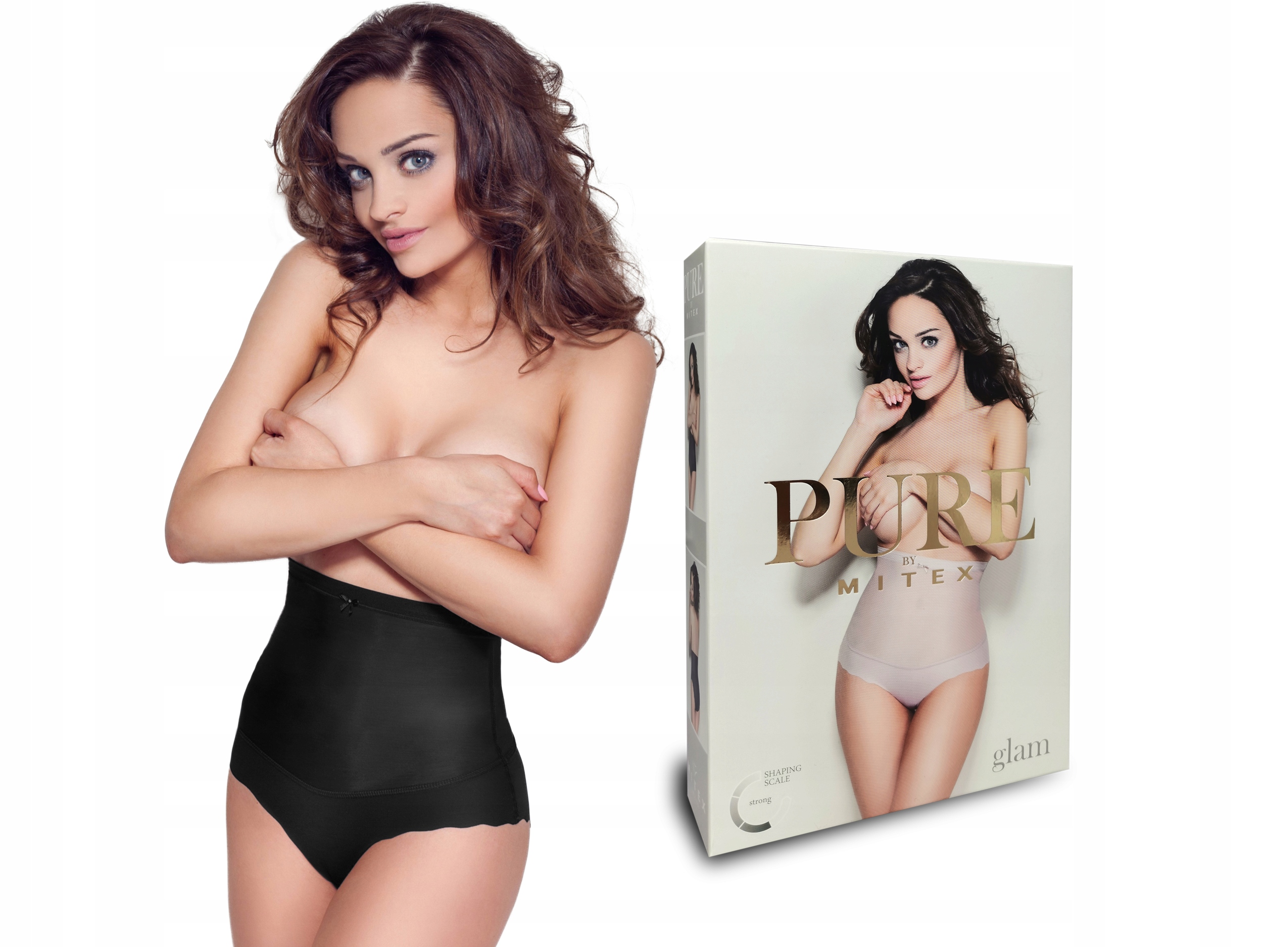 

figi wyszczuplające Mitex Pure Glam czarne , XXL