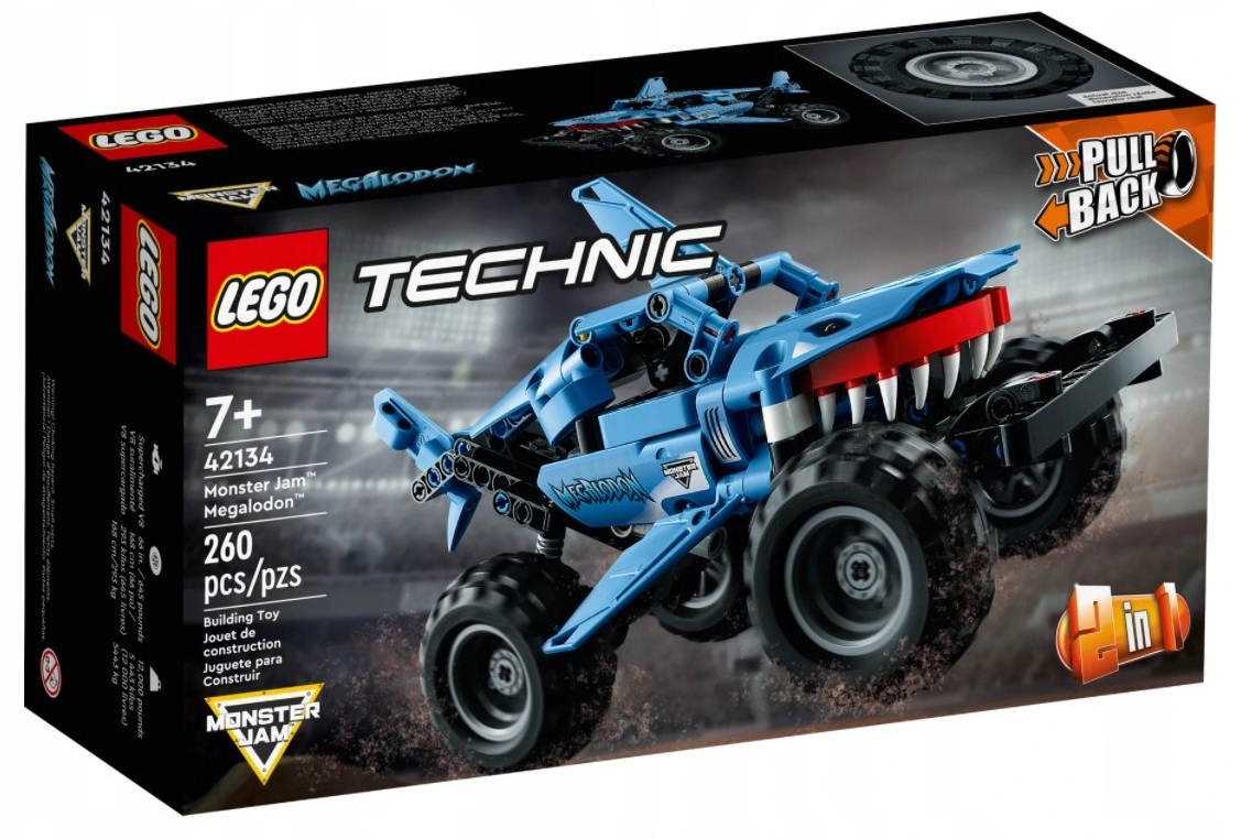 

Lego Technic 42134 Monster Jam Megalodon 2w1 7+
