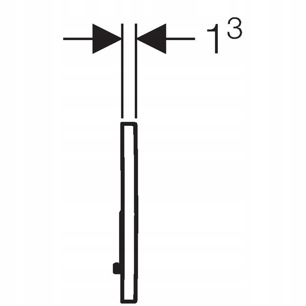 Przycisk spłukujący do WC Geberit Sigma biały Kod producenta 115.770.11.5