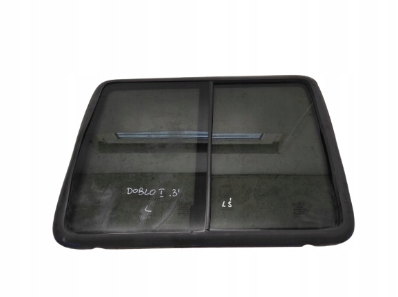 FIAT DOBLO 1 I LIFT 04- SZYBA LEWA TYŁ