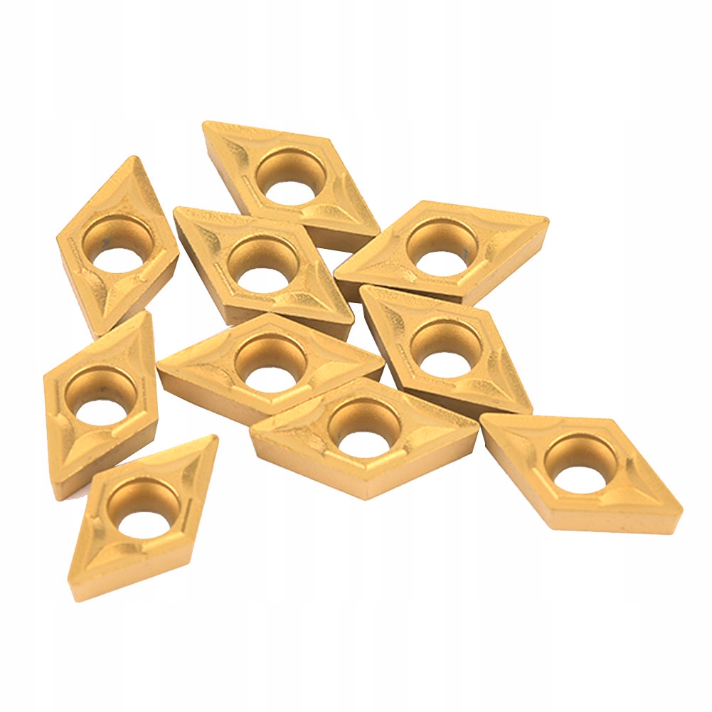 PŁYTKI WĘGLIKOWE CNC 10SZT PŁYTKI WIELOOSTRZOWE DCMT070204 DCMT21.51 Stan opakowania oryginalne