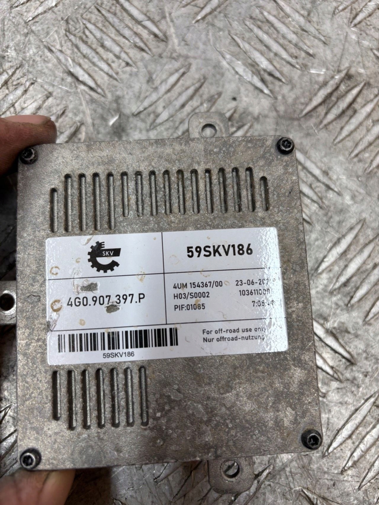 module control unit XENON AUDI VW 4G0907397P