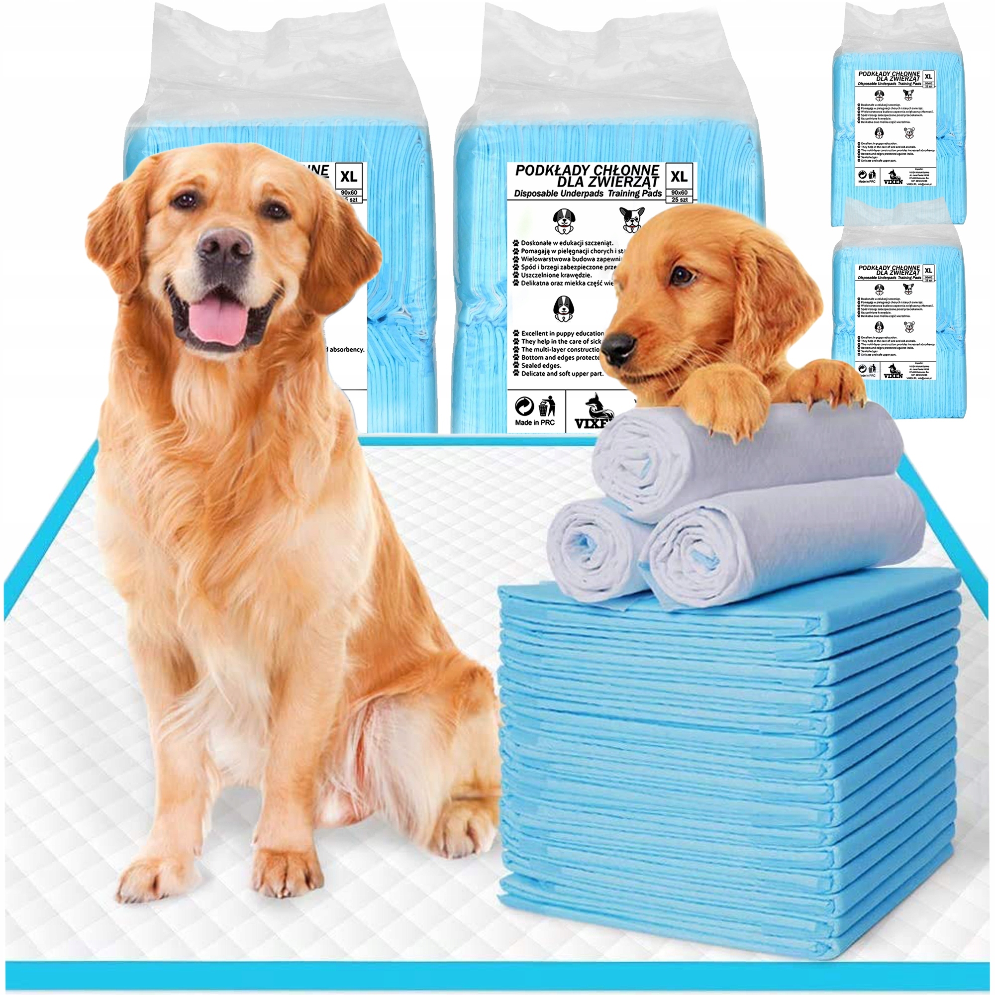 Levně Hygienické Podložky Pro Psa Pro Výuku , Velké 60x90 XXL 100 ks