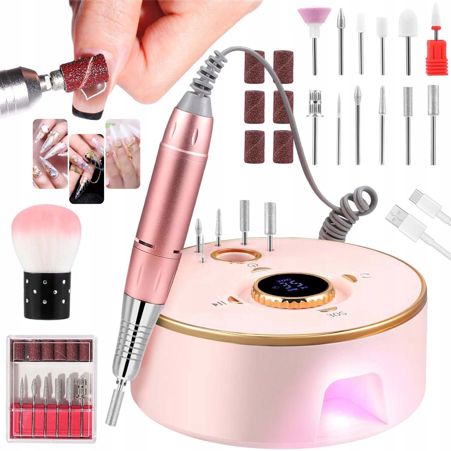 Bruska Se Sadou Fréz 35,000RPM, Tichá A Výkonná