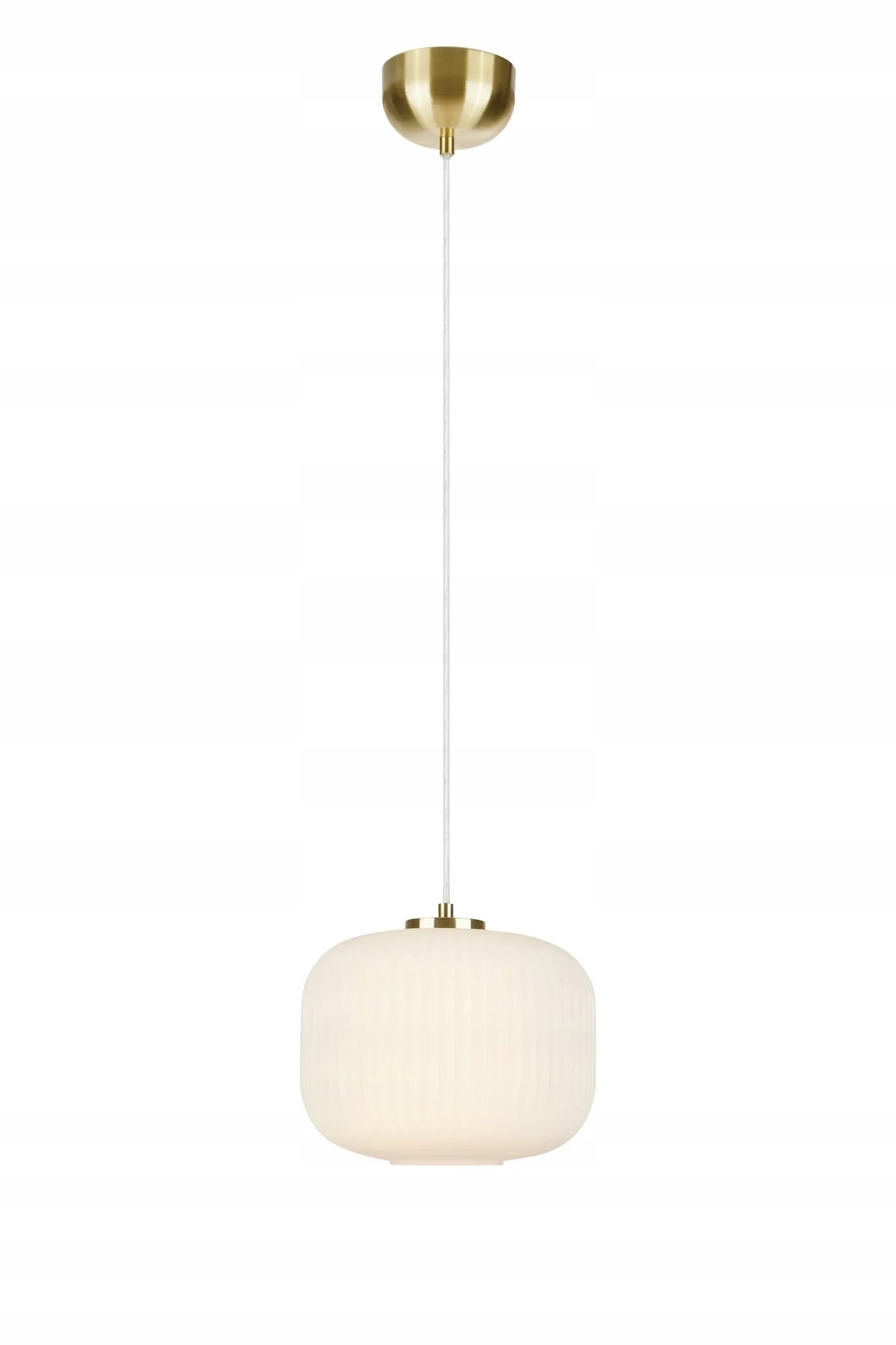 Markslöjd Sober závěsné svítidlo mosazné/bílé