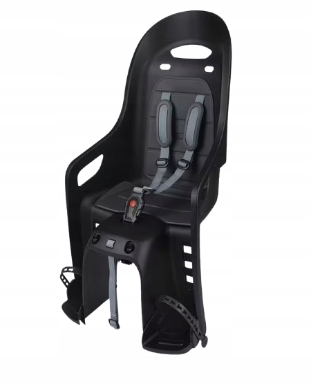 Dětská Cyklistická Sedačka Na Nosič Pro Děti Do 22 Kg, Černá