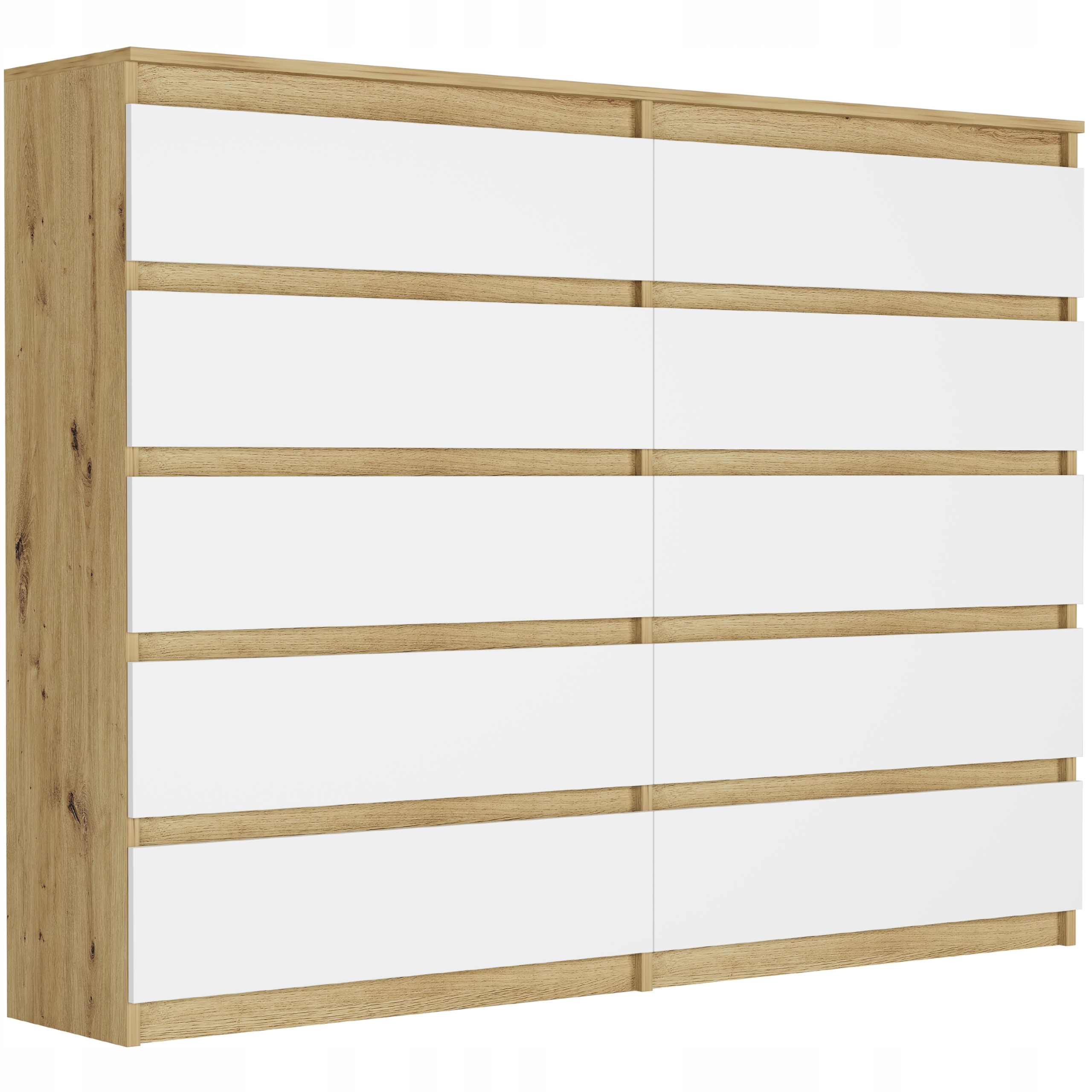 Nowoczesna KOMODA 160 SZAFKA 10 SZUFLAD R-160-S10 ARTISAN MIX