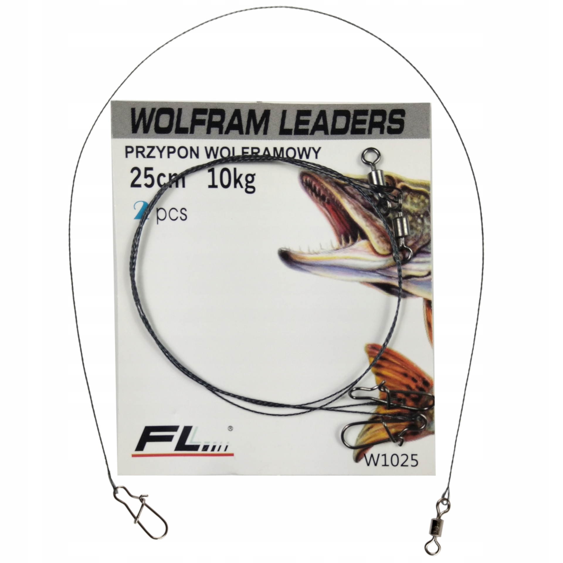 

Przypony Wolframowe Fl 25 cm 10 kg 2 szt