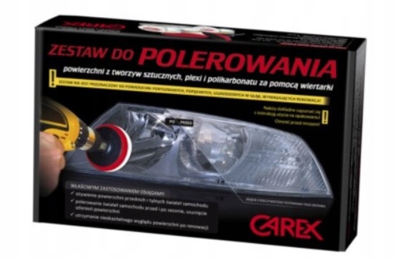 CAREX PASTA DO POLEROWANIA REFLEKTORÓW - ZESTAW