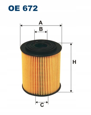 

OE672 Filtron Filtr Oleju Bmw