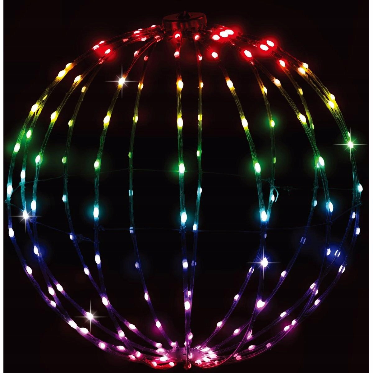 Koule Dekorativní Závěsná 168LED Rgb 40CM