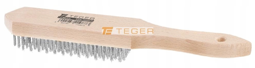 

Szczotka Druciana Drewniana Do Rdzy Teger 5 Rzędow