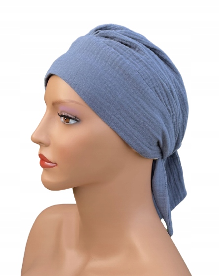 

Turban Tess 007 muślin chusta po chemioterapii