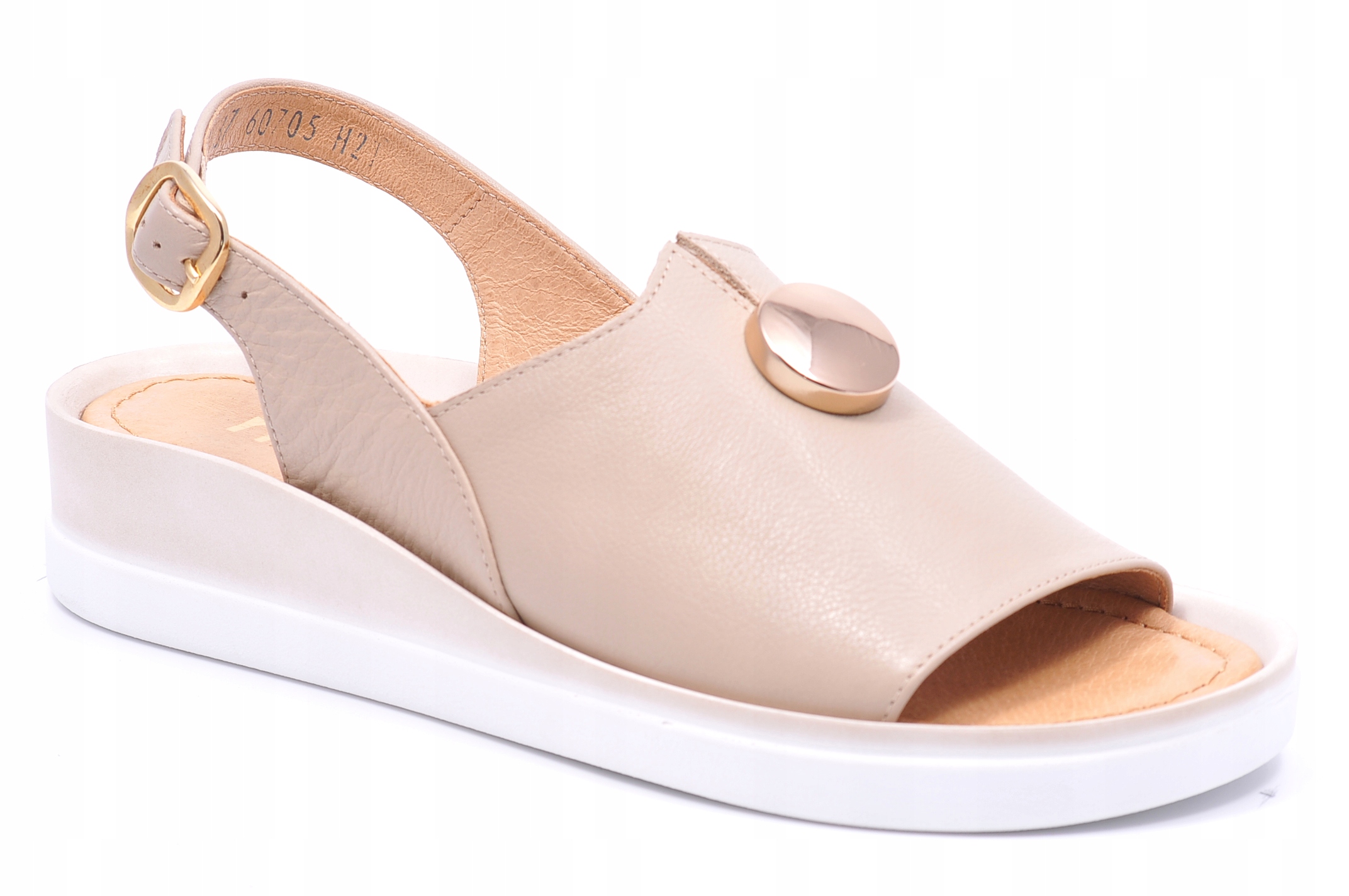 Sandály Nessi 24490 béžové 122 Velikost 38