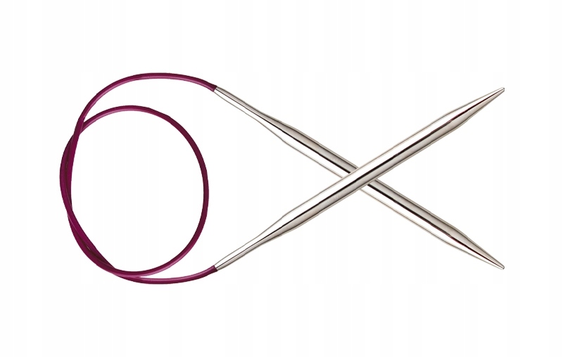 Druty z żyłką KnitPro Nova metalowe 3,5 mm/40 cm